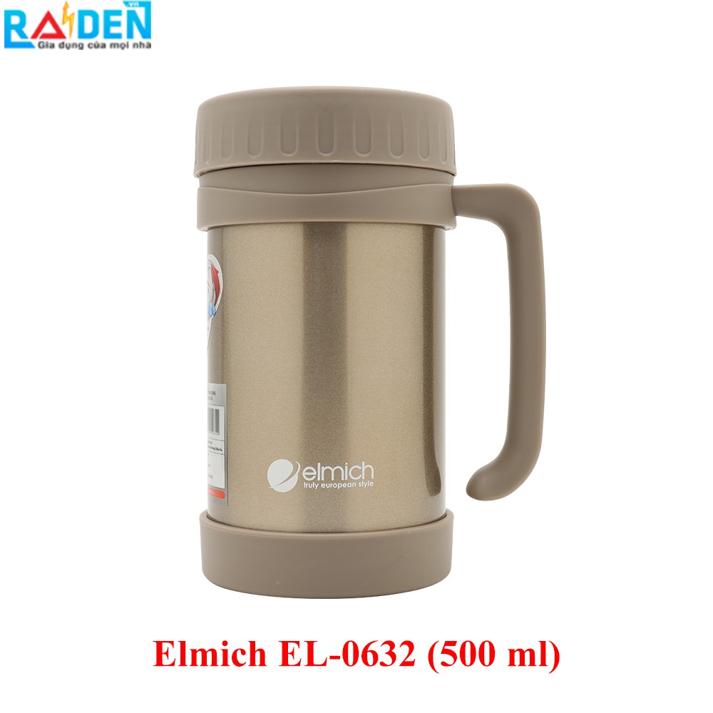 Phích giữ nhiệt Inox 304 3 lớp, dung tích 500ml Elmich EL-0632