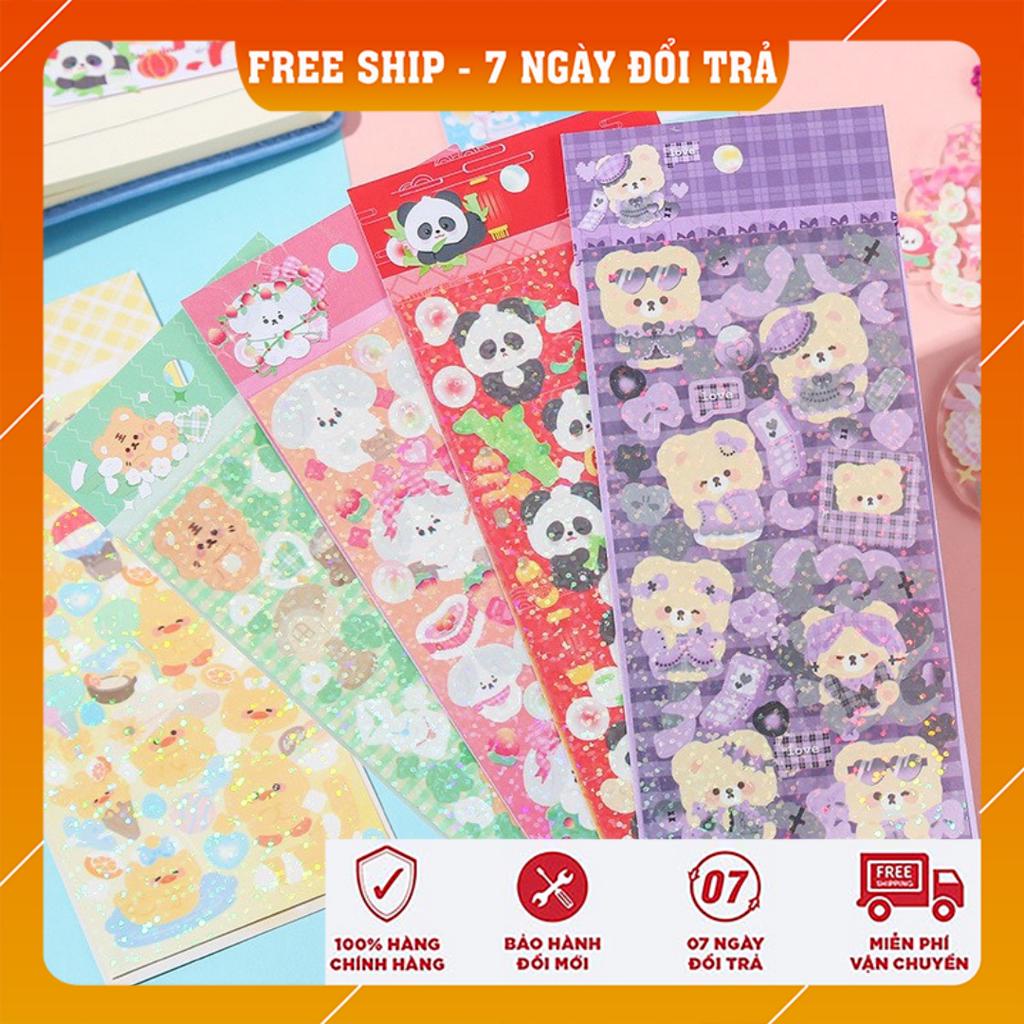 Tấm Sticker Hình Dán Toploader Dễ Thương Hoạ Tiết Hoạt Hình