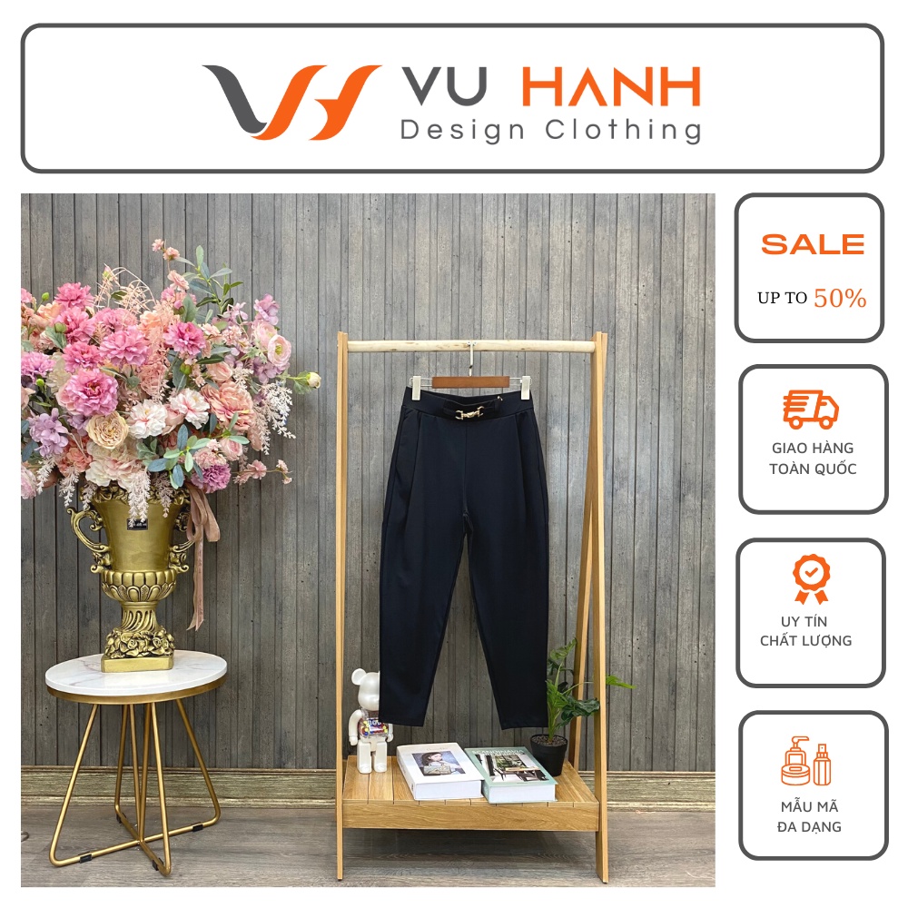 Quần umi baggy đai vàng mặt người | Shop Vũ Hạnh