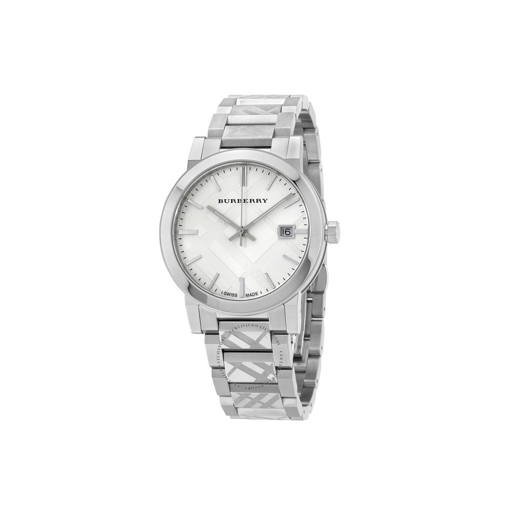 Đồng hồ nam BURBERRY The City Swiss Stainless Steel Watch 38mm BU9037