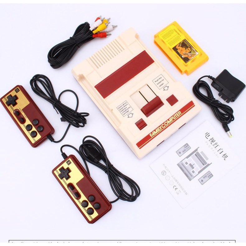 Máy chơi game 4 nút FamilyComputer Kèm băng 132 trò + 500 trò trong máy - Hot 8 bit ngày xưa