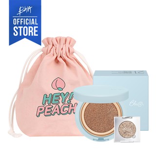 Combo Picnic 3 - Phấn nước Spa Long Wear (3 tông màu) 15g + Phấn mắt Jewel 02 2g + Túi Trái Đào 100g Bbia Official Store