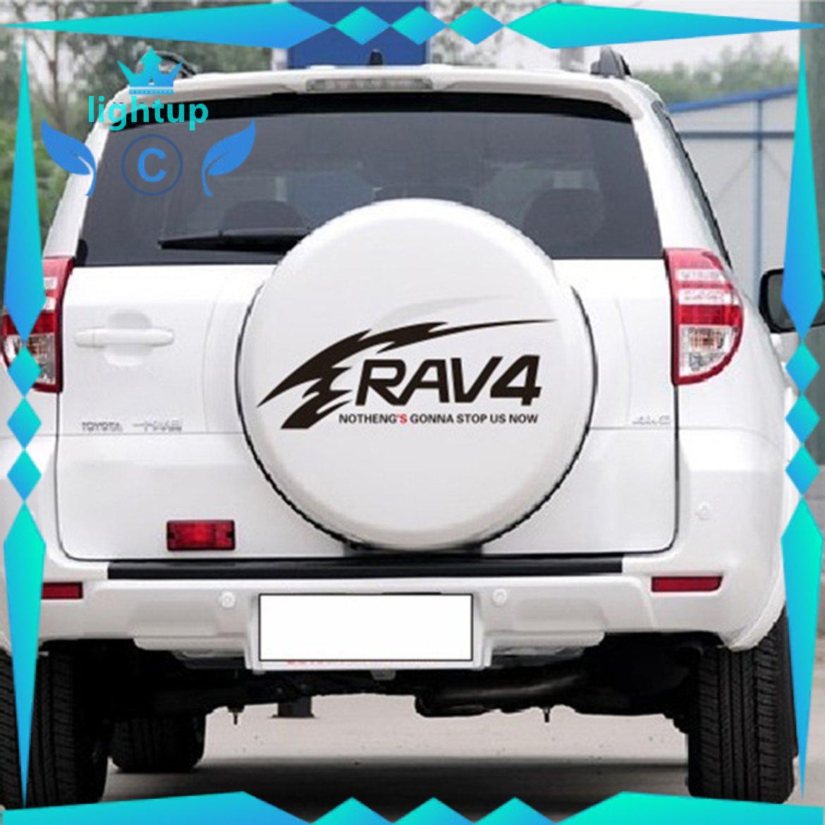 Miếng Dán Phản Quang Trang Trí Bánh Xe Ô Tô Toyota Rav4 Rav4