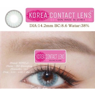 Compo: Kính áp tròng + Khay gương, bộ gắp lens + nước ngâm