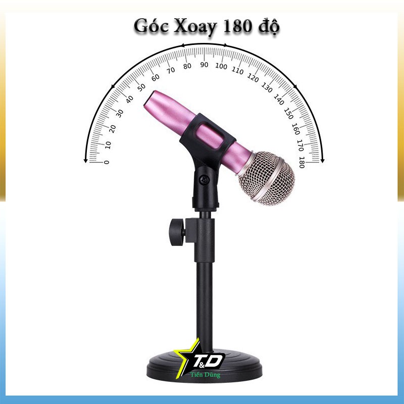 Chân mic để bàn hay giá đỡ mic dòng 1 mic - chân micro dùng tốt cho các mic như C7 C11 C16