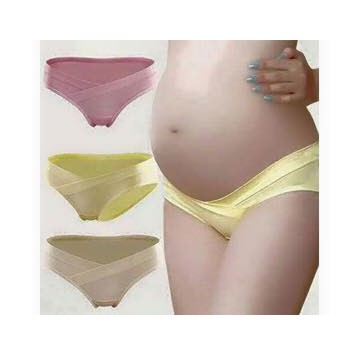 Quần lót bầu và sau sinh cạp chéo, COTTON CAO CẤP co giãn, thấm hút tốt, hàng đẹp túi zip từng quần riêng