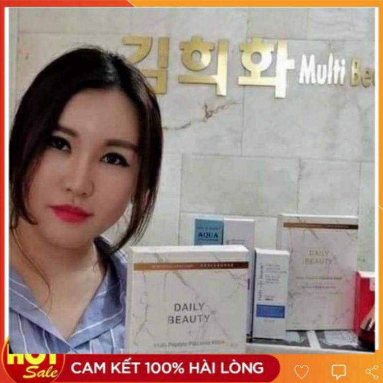 Mặt nạ  tế bào gốc nhau thau cừu Hàn Quốc  trẻ hóa 1 hộp 6 miếng