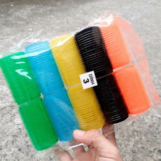 Set 2 lô uốn tóc màu tự dính size M(3×6cm)