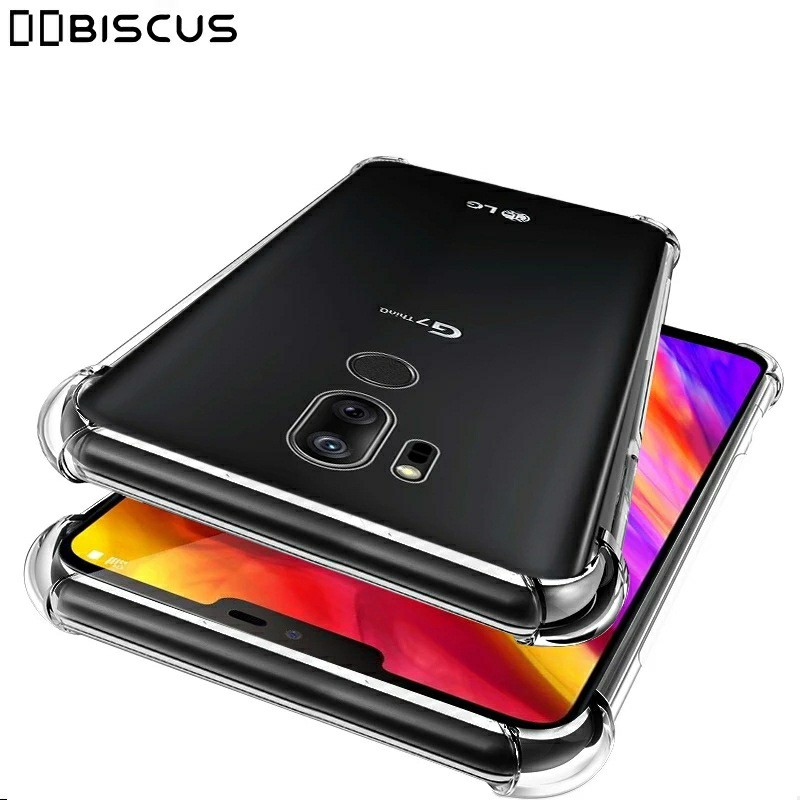 Ốp lưng LG G7 ThinQ / LG G8 ThinQ / LG Velvet dẻo trong chống sốc lồi 4 góc