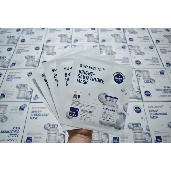 Mặt Nạ Trắng Da Sur.Medic Sur Medic  Bright Glutathione Mask Neogen CÓ TEM CHỐNG HÀNG GIẢ