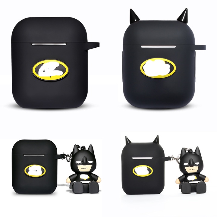 Case Airpods 1/2/3/Pro Người Dơi, Vỏ ốp airpods kiểu dáng batman - Mã TZAP313