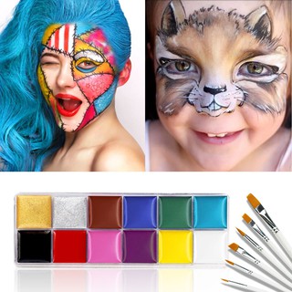 CHEEKDOURL 12 Colours Body and Face Painting b