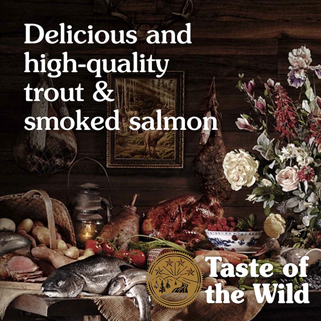 [Nhập Khẩu USA] Thức Ăn Cho Mèo Nga Taste Of The Wild Canyon River Bao 400g - Cá Hồi, Rau Củ Quả, Trái Cây Tự Nhiên