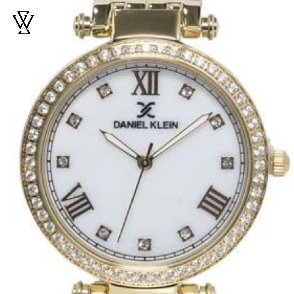 Đồng Hồ Quartz Nữ Daniel Klein WATCHSTORE DK.1.12266.3 Thiết Kế Mặt Kính Khoáng 36mm, Dây Kim Loại Và Vỏ Thép Không Gỉ