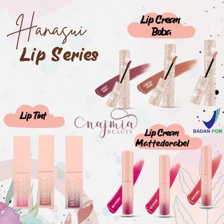 Image of najmia Hanasui Mattedorable BOBA Lip Cream bibir blush on lip and cheek lipstik matte hanasui Boba