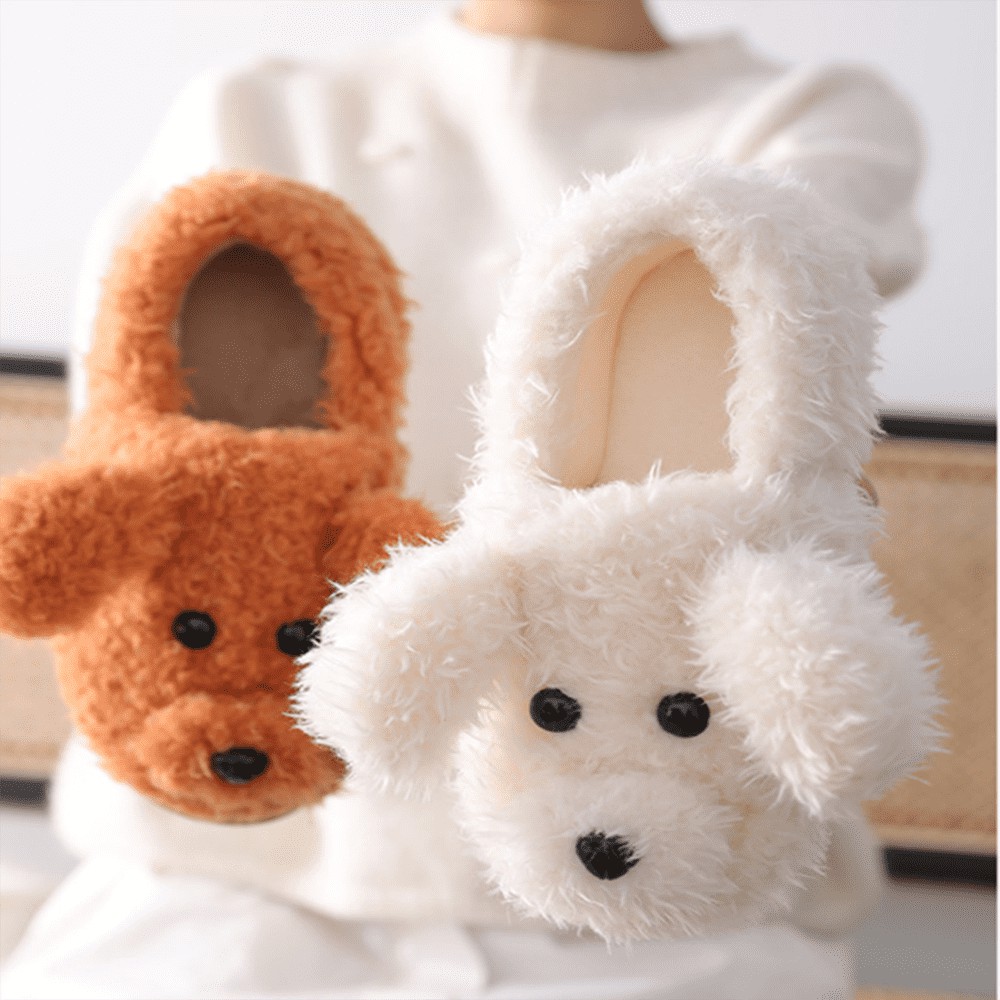 Dép Bông Poodle Siêu Dễ Thương
