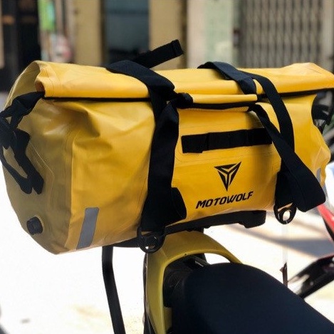 Túi Trống Chống Nước Du Lịch Thể Thao Phản Quang  Chính Hãng MOTOWOLF