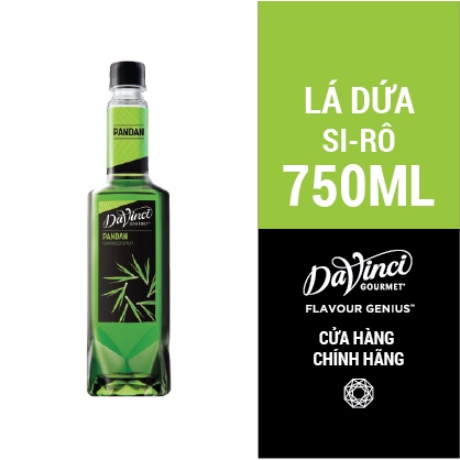 Siro Lá Dứa / Syrup Pandan - DaVinci Gourmet 750ml