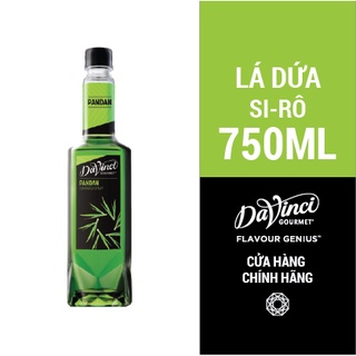 Siro lá dứa / syrup pandan - davinci gourmet 750ml