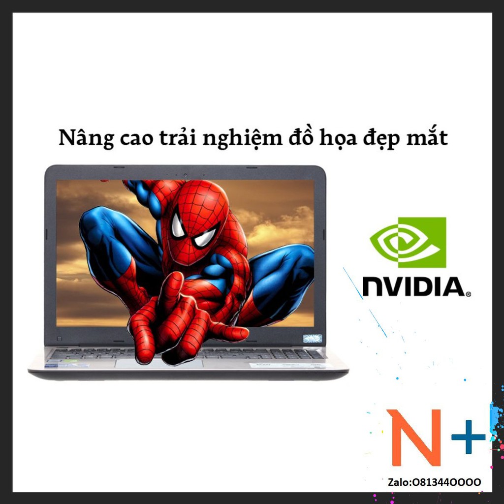 Laptop Asus core i5 7200U/8GB/SSD256/VGA RỜI 2G bh dài
