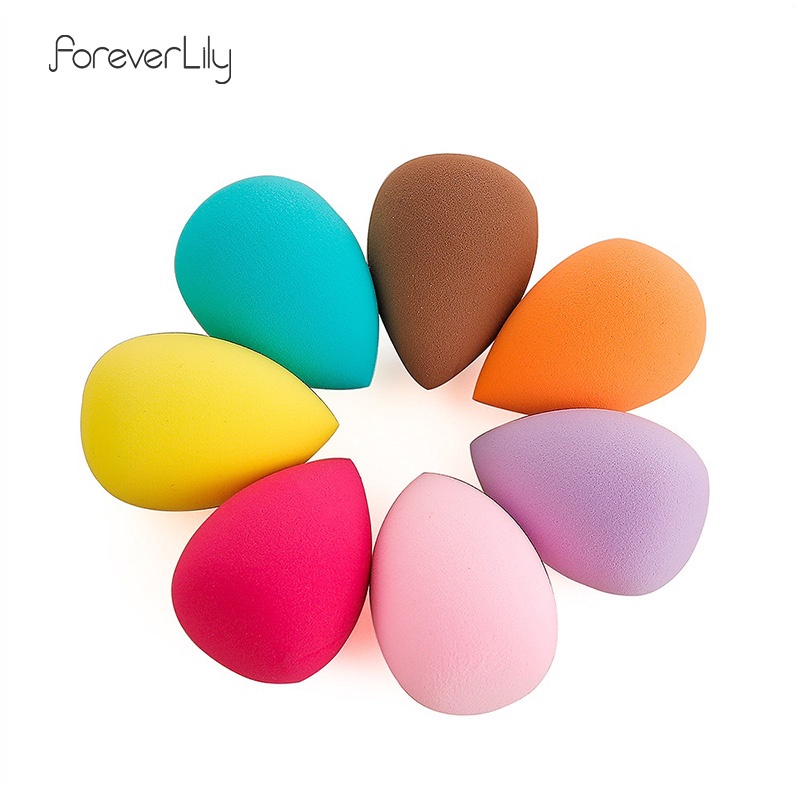 Foreverlily Bông mút trang điểm foreverlily hình giọt nước cỡ lớn tiện dụng