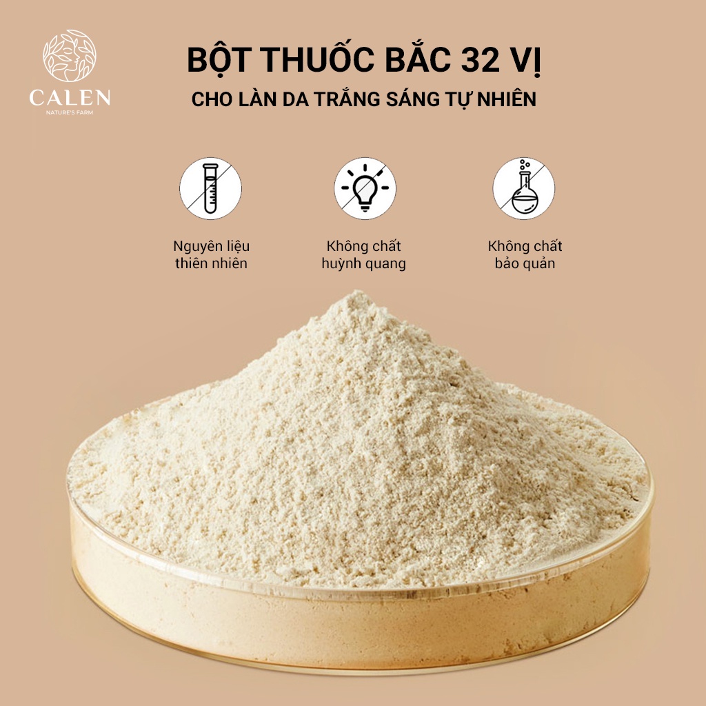 Mặt Nạ Thu.ốc Bắc đắp mặt nạ loại bỏ bã nhờn, cung cấp độ ẩm, ngăn ngừa mụn hiệu quả Calen