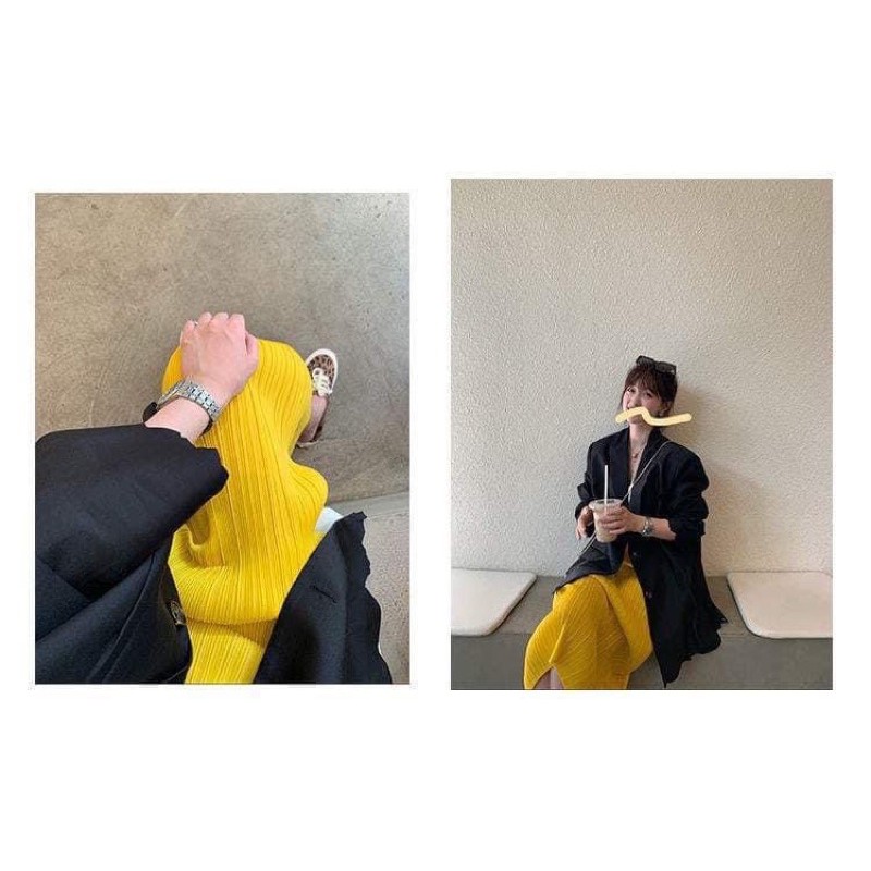 (Hàng sẵn + Có ảnh thật) Chân váy xếp ly 4 màu | BigBuy360 - bigbuy360.vn