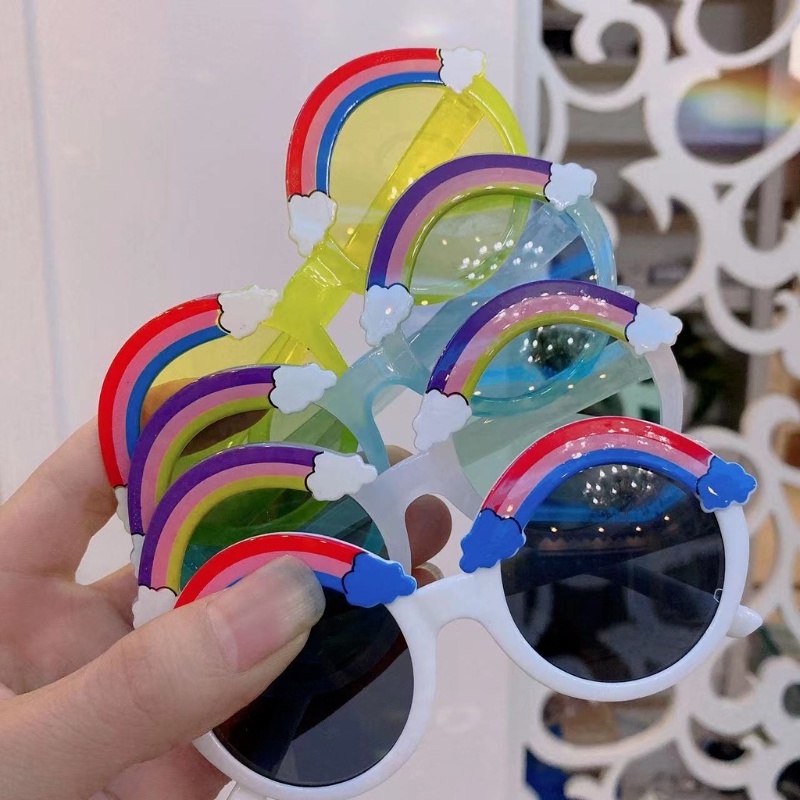 Kính Mát Họa Tiết Hoạt Hình Dễ Thương Chất Lượng Cao Cho Bé