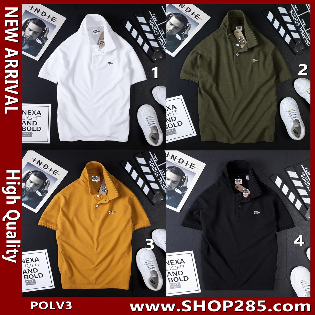 POLV3Áo Thun có cổ Lệ Vi SlimFit siêu đẹp siêu chất4 màu siêu chất cực đẹp tạo nên 1 người đàn ông mạnh mẽ