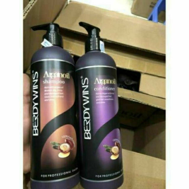 Dầu Gội  Berdywins keratin complex kiềm dầu siêu phục hồi mềm mượt chống rụng tóc hương thơm nước hoa cặp 500ml -1000ml