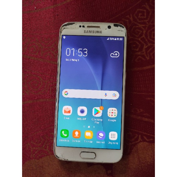 Điện thoại cũ samsung s6 ram 3 bộ nhớ 32 tiếng việt camera siêu nét