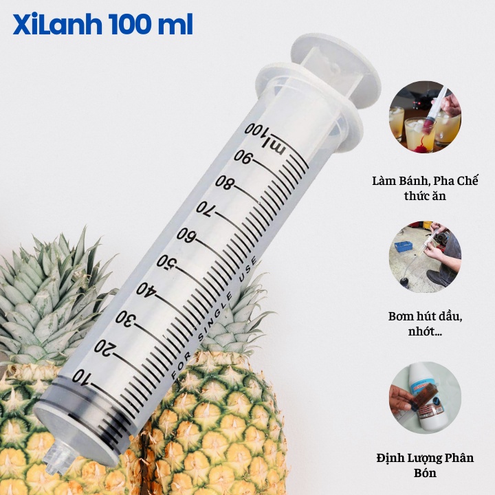 XILANH Đa Năng Dùng Pha Chế, Định Lượng Chất Lỏng Trong Sinh Hoạt Tiện Lợi, Dễ Sử Dụng - Dung Tích 100ml