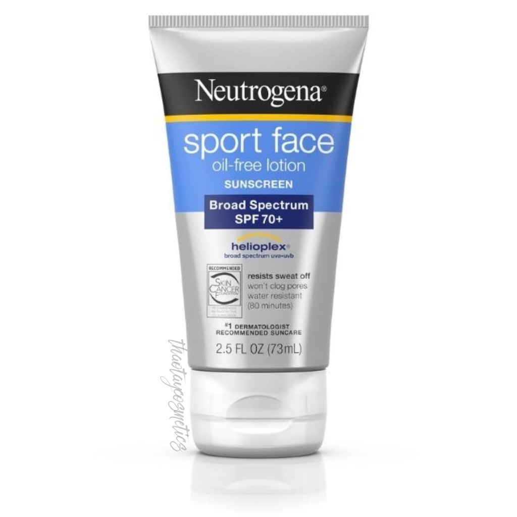 Kem chống nắng thể thao Neutrogena Sport Face Oil-Free Lotion SPF 70+ (73ml)