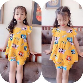 Bộ Lanh Lụa cho bé. (8-30kg)