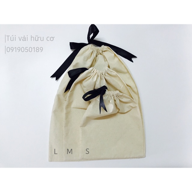 Túi vải hữu cơ (3 cỡ)