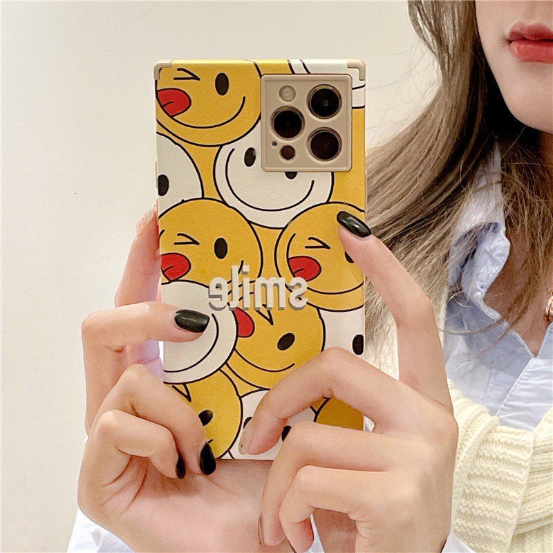 Ốp điện thoại silicon chống rơi họa tiết góc phải dễ thương thích hợp cho iphone 12promax 7 8plus x xs xr