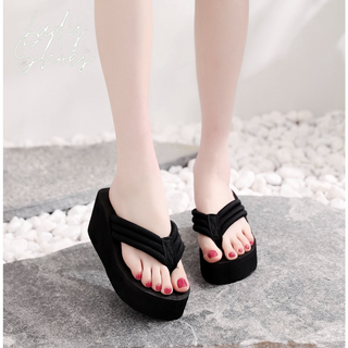 Dép kẹp nữ siêu nhẹ , dép tông nữ đế xuồng thời trang 6cm