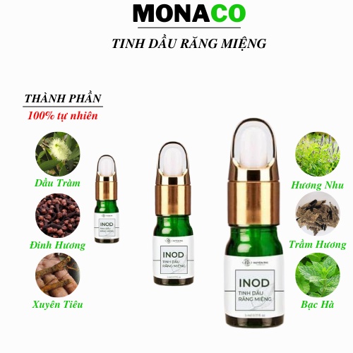 Tinh dầu răng miệng INOD Huyền Phi , serum hôi miệng 10ml, hết hôi mồm, viêm lợi, lợi trùm, đau răng,nhiệt miệng