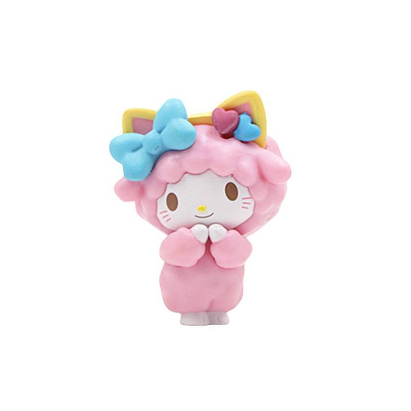 SANRIO Bộ 3 Mô Hình Nhân Vật Phim Hoạt Hình Trang Trí Nhà Cửa