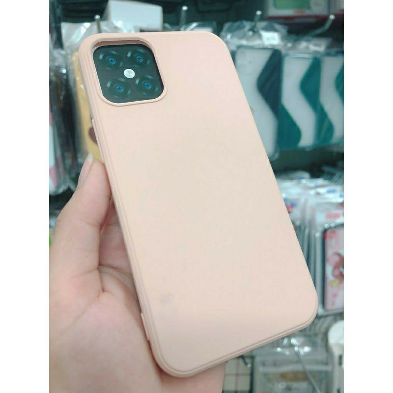 Ốp lưng Chống bẩn bảo vệ Camera iPhone 12 Mini/ 12/ 12 Pro/ 12 Pro Max  KST Desing Silicon mềm lót nỉ chính hãng