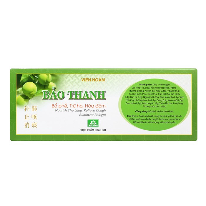 VIÊN NGẬM BẢO THANH - VỈ 5 VIÊN