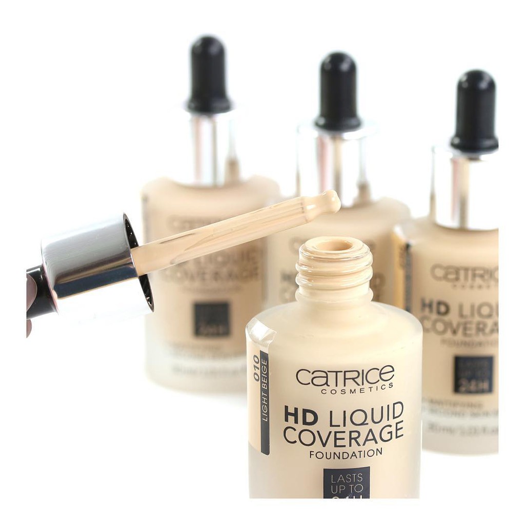 Kem Nền Che Phủ Kiềm Dầu Catrice HD Liquid Coverage Foudation 30ml