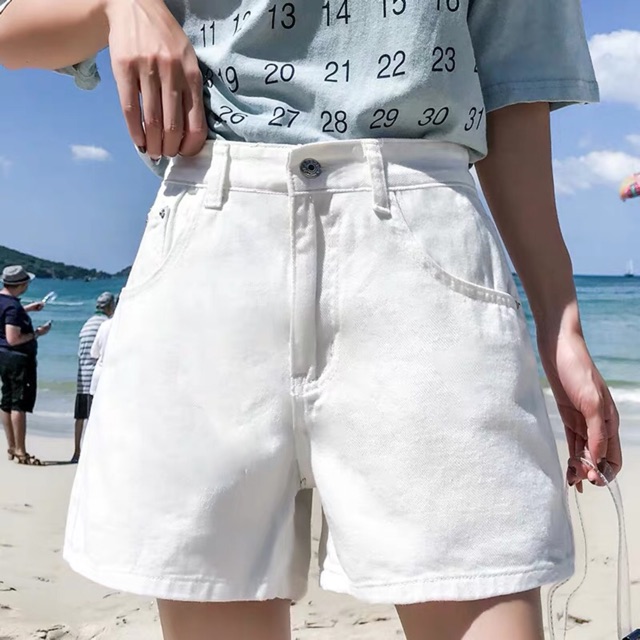 Quần Shorts Cạp Cao_C2