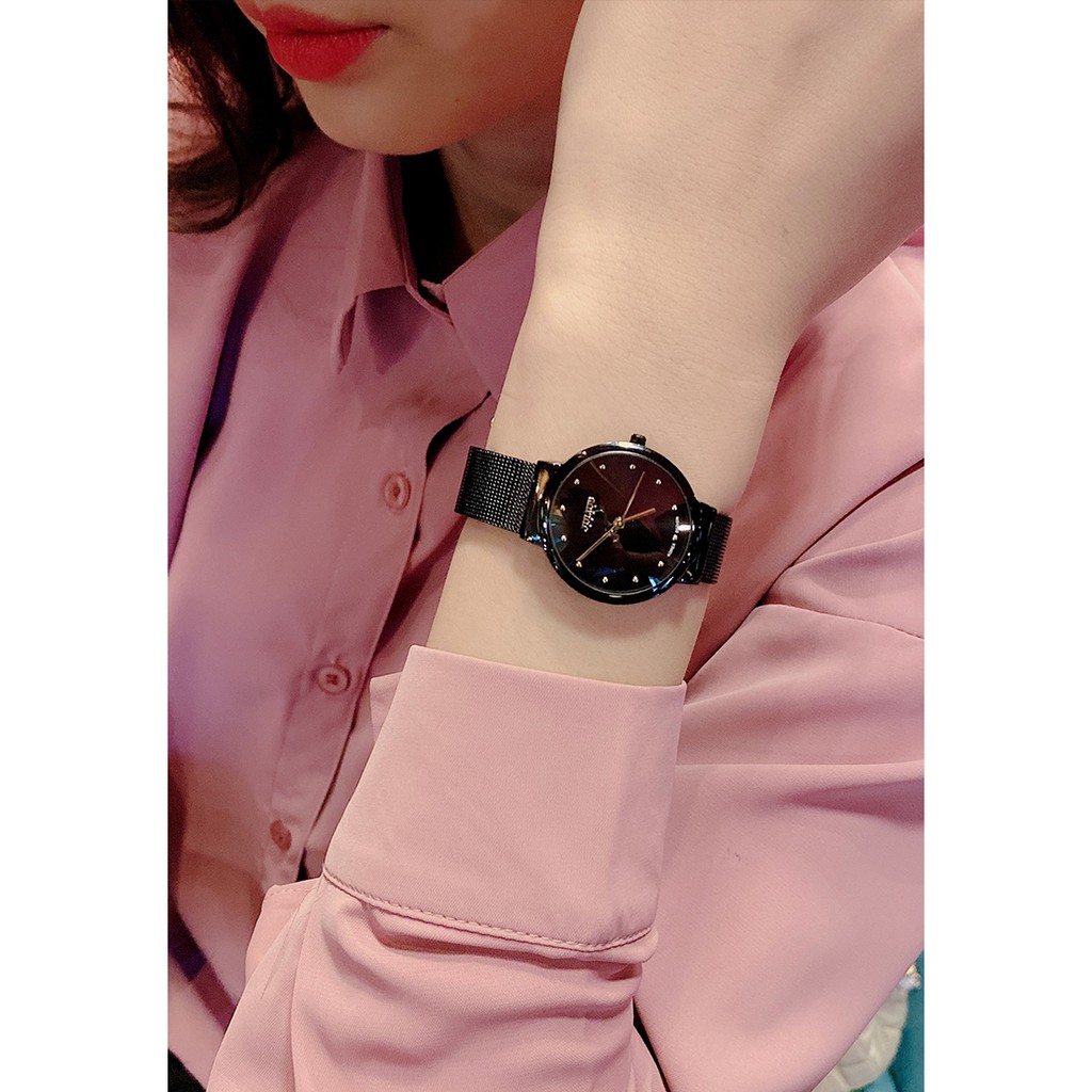 Đồng hồ nữ Julius Hàn Quốc JA-426L dây thép thời thượng (Chọn màu)