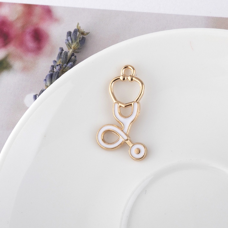 Set 9 Mặt Dây Chuyền Hình Nón Và Ống Nghe Y Tá DIY