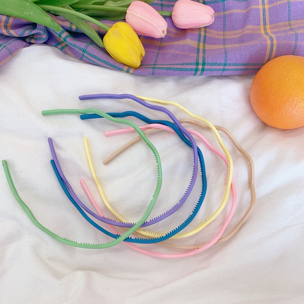 Băng đô cài tóc chống trượt thiết kế đơn giản phong cách hàn quốc xinh xắn cho nữ