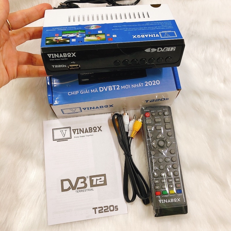 Đầu thu mặt đất DVBT2 Vinabox T220S