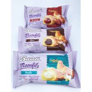 Bánh Sừng Bò BAULI MOONFILS Hương Vanilla/Strawberry/Choco 47g