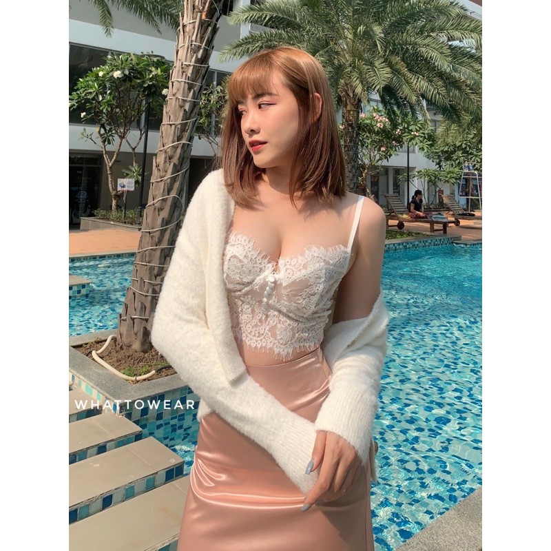 Chân váy dáng dài, chân váy lụa 2 lớp - by whattowear | BigBuy360 - bigbuy360.vn