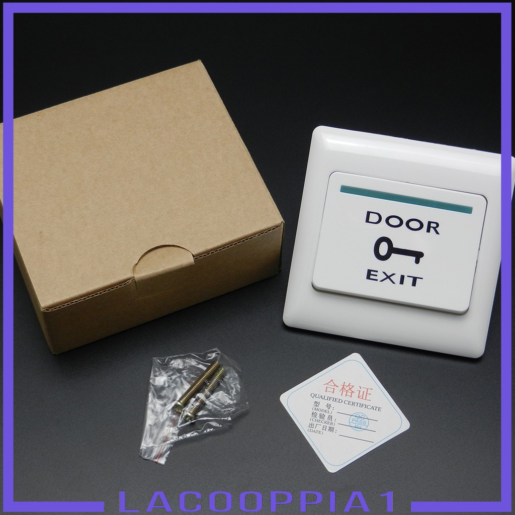 [Lacooppia1] Công Tắc Nhấn Mở Cửa Ra Vào Bền Bỉ Điều Khiển Truy Cập